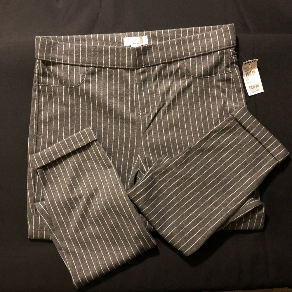 IVY + MAIN: STRIPE TROUSER LEGGINGS